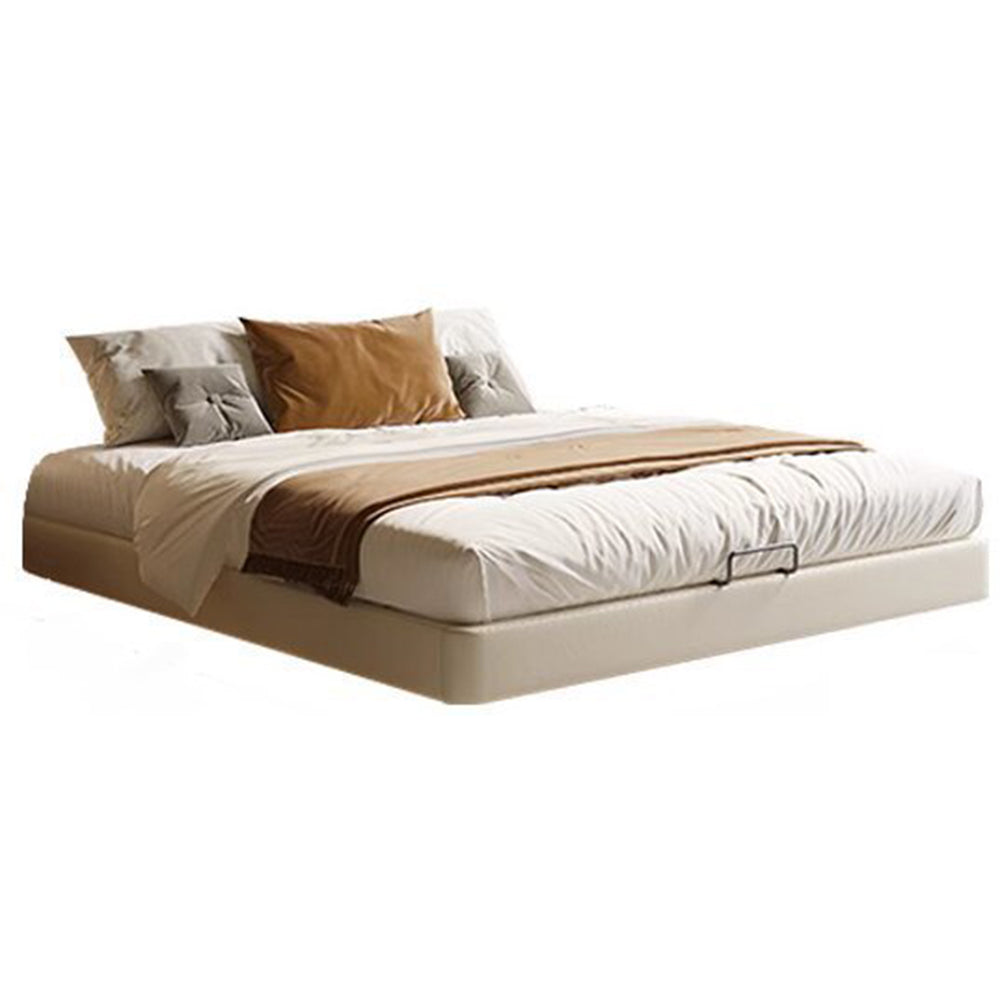 LUXORA B1144 150/180cm Wood Solid Headless Length Bed-White