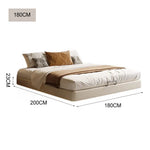 LUXORA B1144 150/180cm Wood Solid Headless Length Bed-White