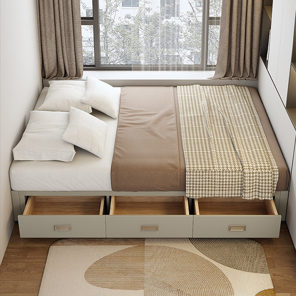 LIVARA B1148 Solid Wood Headless Length 150/180cm Bed-White