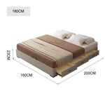 LIVARA B1148 Solid Wood Headless Length 150/180cm Bed-White