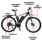 VOLTUS 500W Motorized 13Ah Electric eBike Bike w/ Bicycle 48V Mountain 27.5-inch Battery