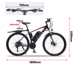 VOLTUS 500W Motorized 13Ah Electric eBike Bike w/ Bicycle 48V Mountain 27.5-inch Battery