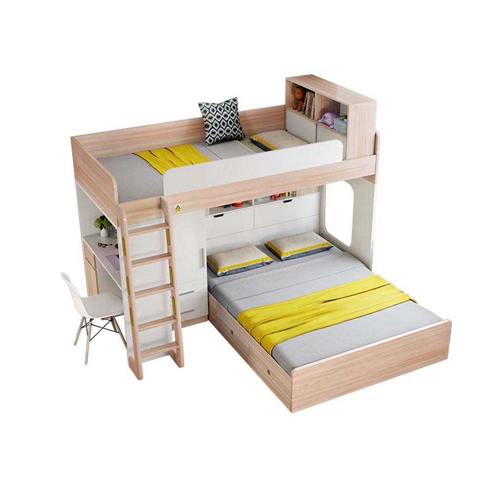 LUXORA 1.5m Bunk With Capacity Storage Large Bed Mattresses