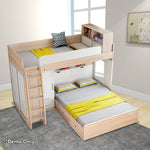 LUXORA 1.5m Bunk With Capacity Storage Large Bed Mattresses