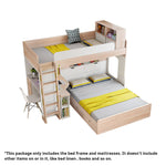 LUXORA 1.5m Bunk With Capacity Storage Large Bed Mattresses
