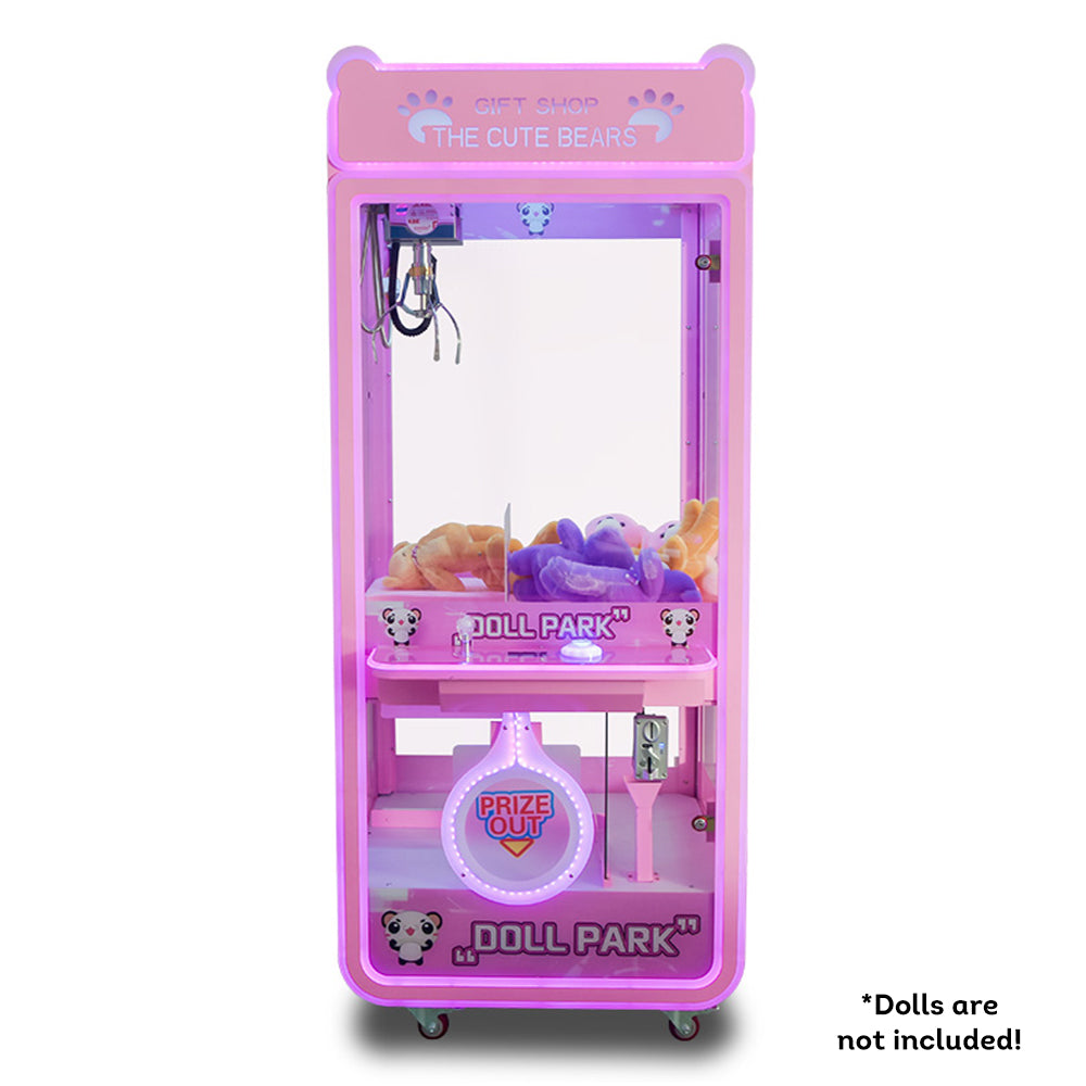 GAMEON Panda Electronic Home Claw Crane Machine Pink
