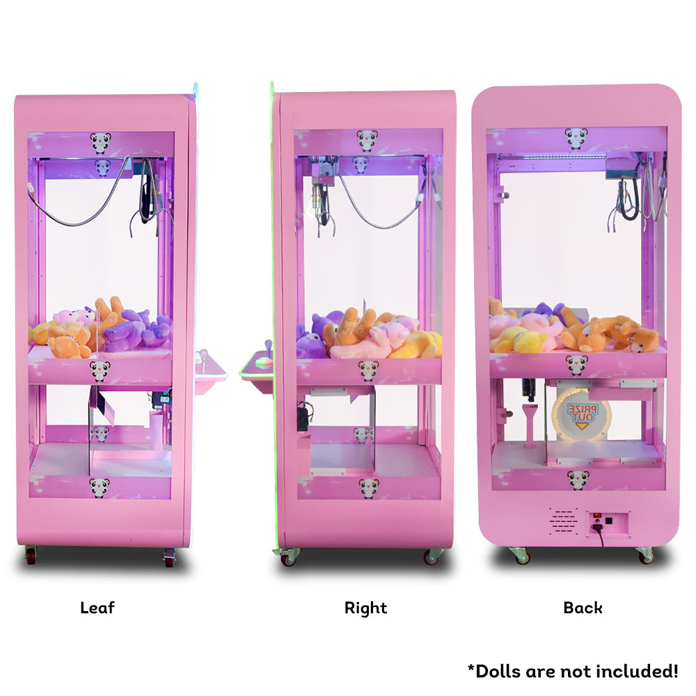 GAMEON Panda Electronic Home Claw Crane Machine Pink