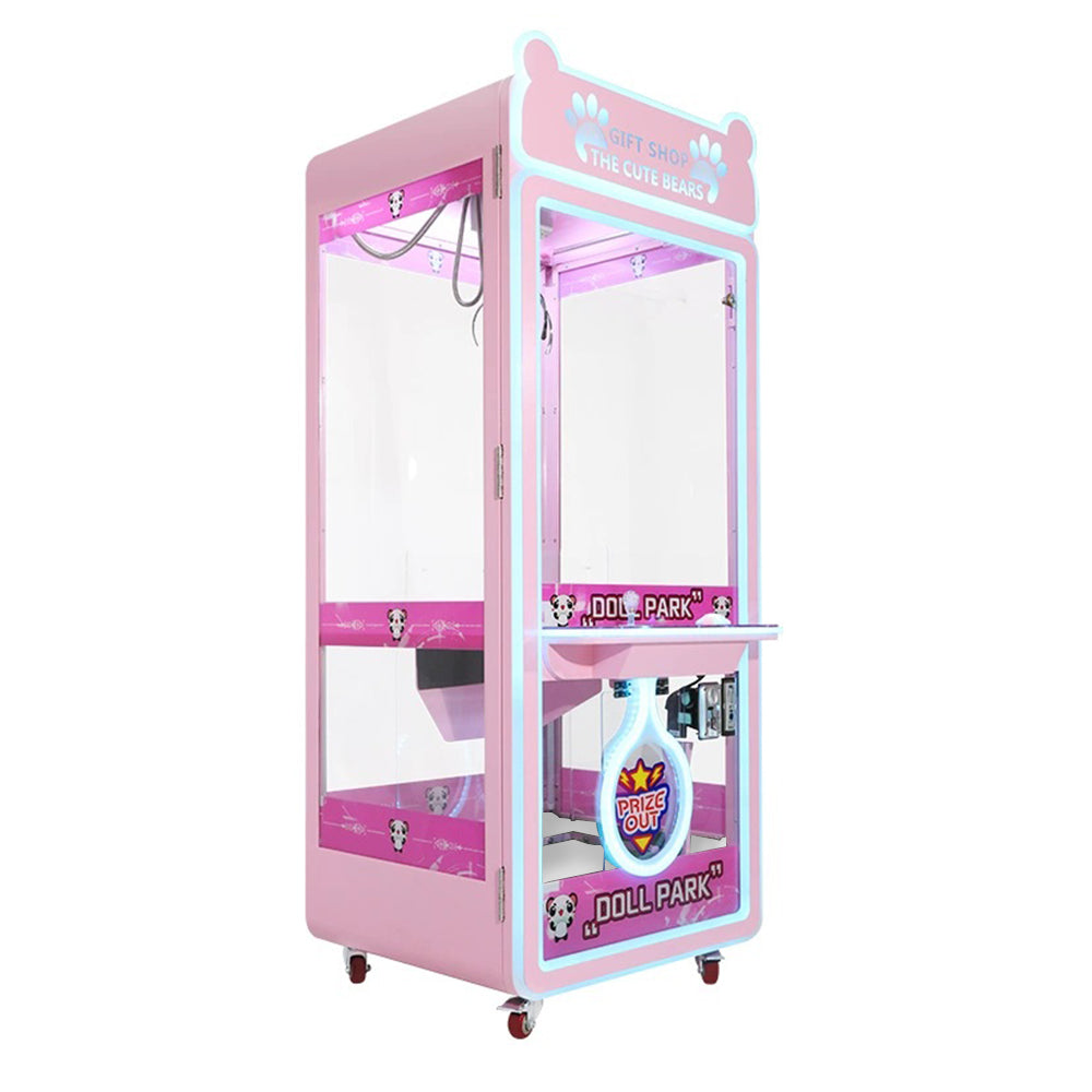 GAMEON Panda Electronic Home Claw Crane Machine Pink