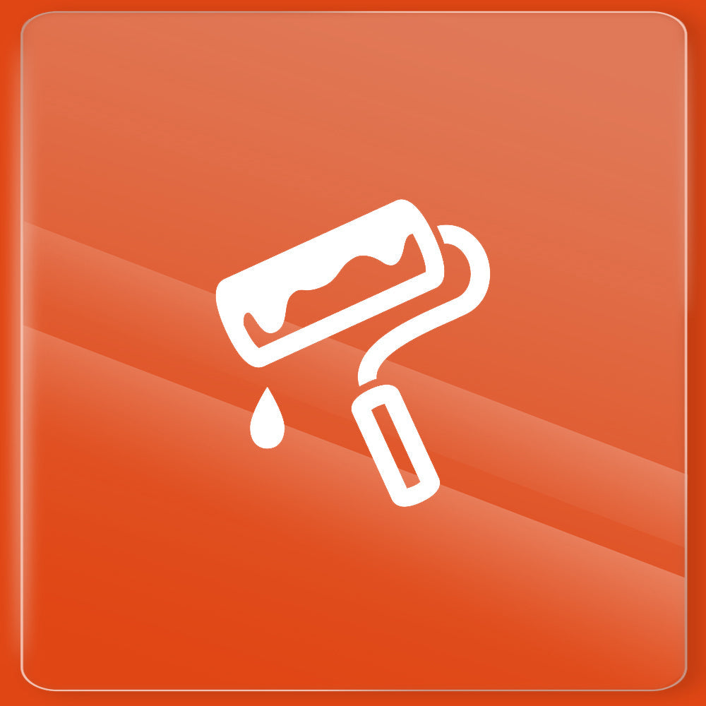 GROVIA Aluminum - Alloy Paint Ladder Service Spray Red
