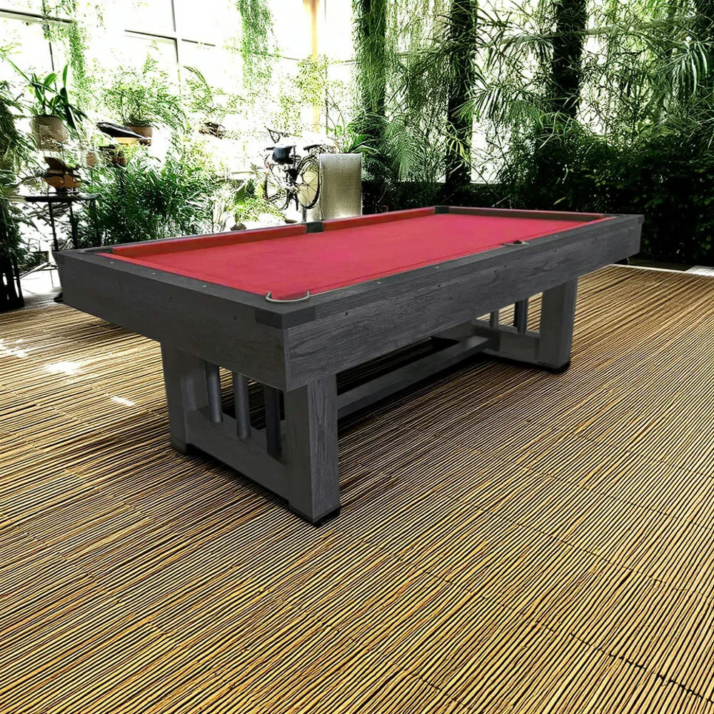 CUETIQ 8FT Half KD Precise - Strong Design Durable Support, Ball Construction, Table, Rebound, KD Pool Wood&Black
