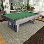 CUETIQ 8FT Half KD Precise - Strong Design Durable Support, Ball Construction, Table, Rebound, KD Pool Wood&Black