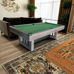 CUETIQ 8FT Half KD Precise - Strong Design Durable Support, Ball Construction, Table, Rebound, KD Pool Wood&Black
