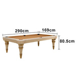 CUETIQ Luxury Designer Billiard Table 2.68m/2.97m - Sculptural Contemporary Design Precision Craftsmanship Premium Materials - Orange