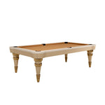 CUETIQ Luxury Designer Billiard Table 2.68m/2.97m - Sculptural Contemporary Design Precision Craftsmanship Premium Materials - Orange
