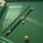 KONLLEN Billiard AK75-001 Pool Black Premier Ebony - Professional Cue Wood 18.5-20OZ 147CM 2-Piece Cue Red&Black