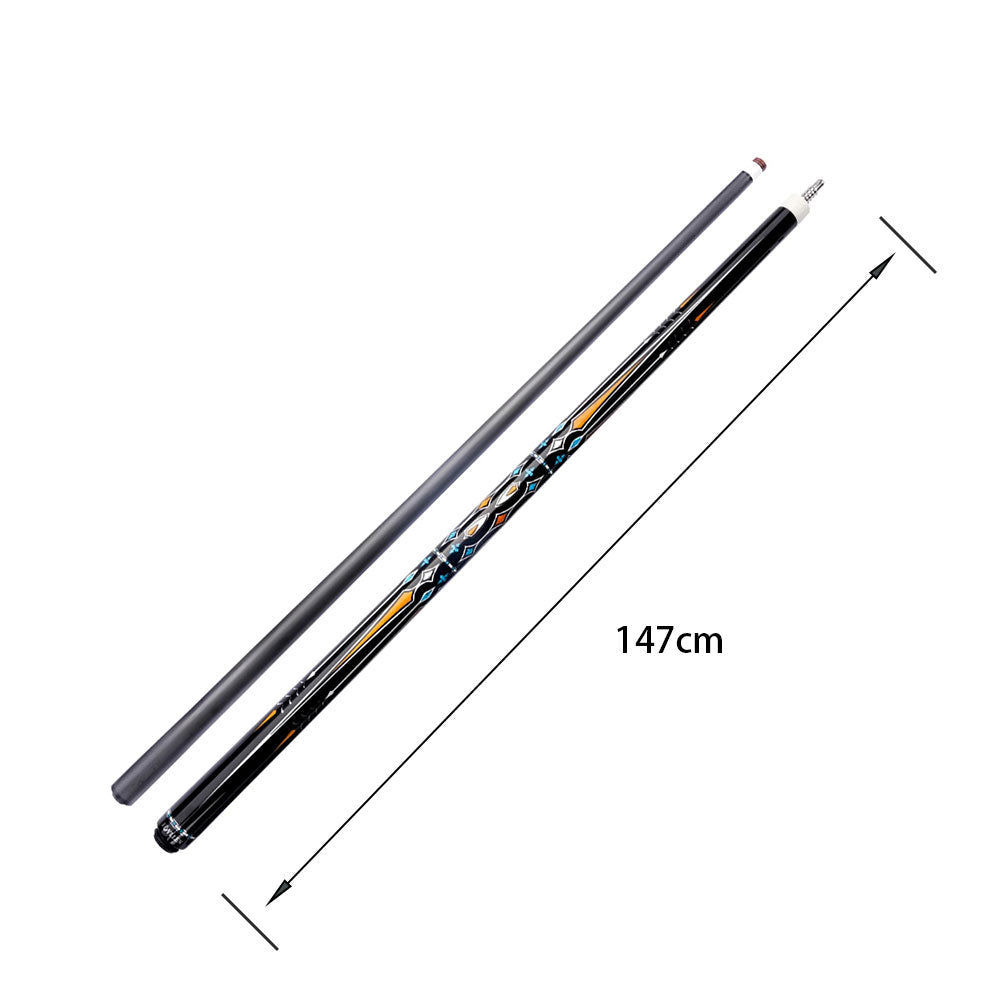 KONLLEN 2-Piece Light Billiard Cue Lightyellow Maple Premier Cue Wood - Professional 18.5-20OZ 147CM Car-15 Carom Yellow