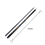 KONLLEN 2-Piece Light Billiard Cue Lightyellow Maple Premier Cue Wood - Professional 18.5-20OZ 147CM Car-15 Carom Yellow