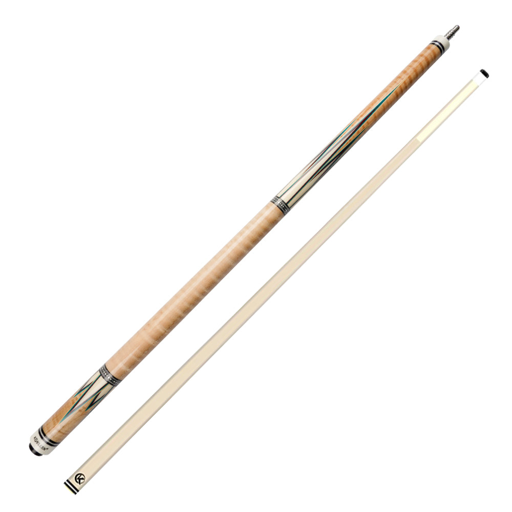 KONLLEN Professional Billiard Cue Cue 142CM Maple - 2-Piece Premier Carom 18.5-20OZ Wood CXD-P1 Wood