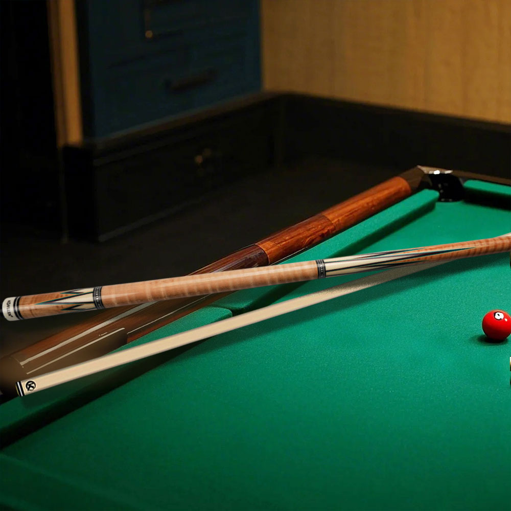 KONLLEN Professional Billiard Cue Cue 142CM Maple - 2-Piece Premier Carom 18.5-20OZ Wood CXD-P1 Wood