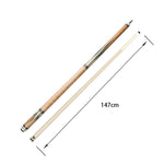 KONLLEN Professional Billiard Cue Cue 142CM Maple - 2-Piece Premier Carom 18.5-20OZ Wood CXD-P1 Wood