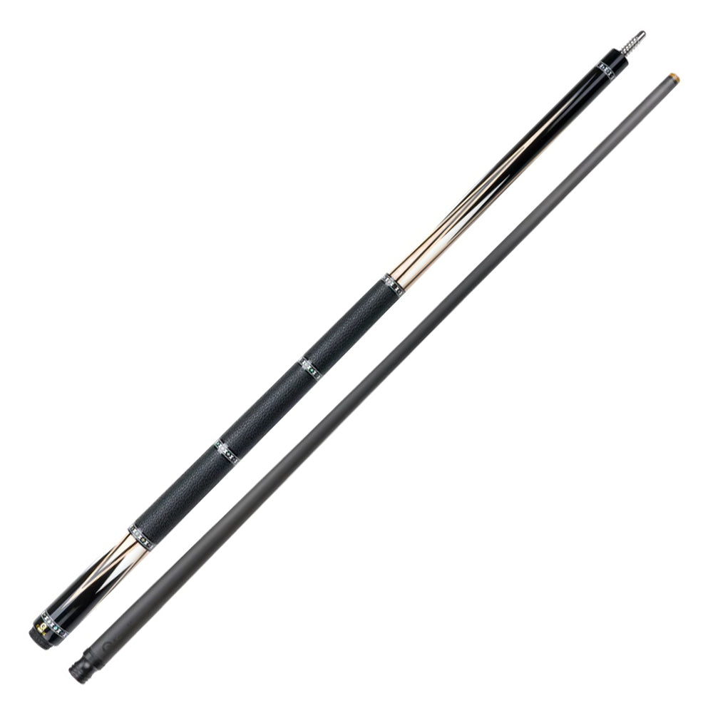 KONLLEN 18.5-20OZ 147CM - Professional Wood 2-Piece Maple Pool Premier Billiard Cue HQ-05CF Cue Yellow&White&Black