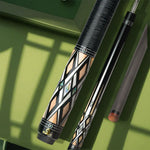 KONLLEN - 147CM Wood Premier Pool Billiard Cue Professional 2-Piece 18.5-20OZ HQ-07CF Maple Cue Wood&Black