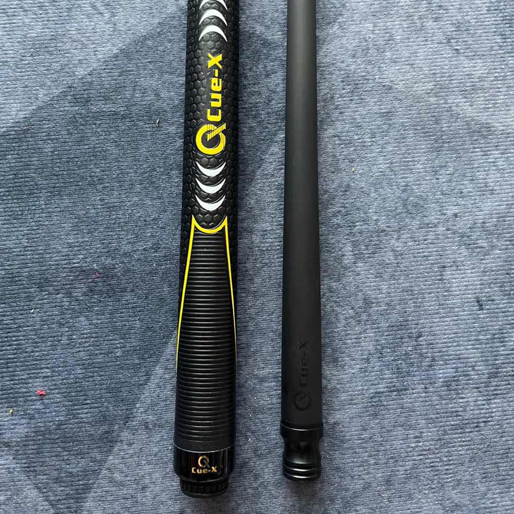 KONLLEN 18.5-20OZ Maple Wood Cue 147CM Professional Cue - 2-Piece Punch Premier Billiard HQ-BK Yellow&Black
