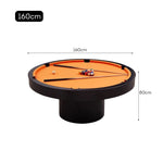 CUETIQ L042 Round Office MDF Diameter 2-IN-1 Billiard Table/ 160cm Desk