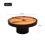 CUETIQ L042 Diameter 180cm 2-IN-1 Billiard Table/ Round Office Marble Desk