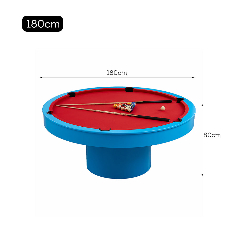 CUETIQ L042 Diameter 180cm 2-IN-1 Billiard Table/ Round Office Marble Desk