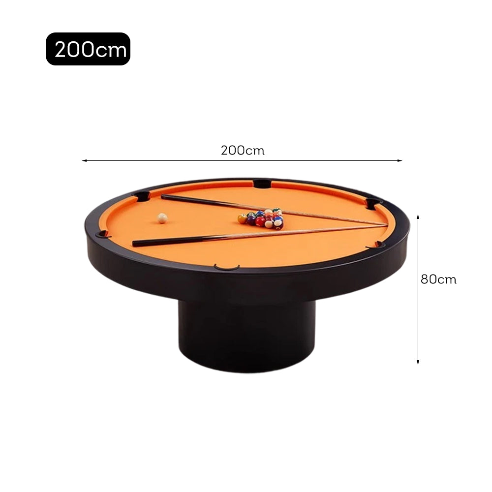 CUETIQ L042 Office Table/ 200cm Round Billiard 2-IN-1 Diameter Desk