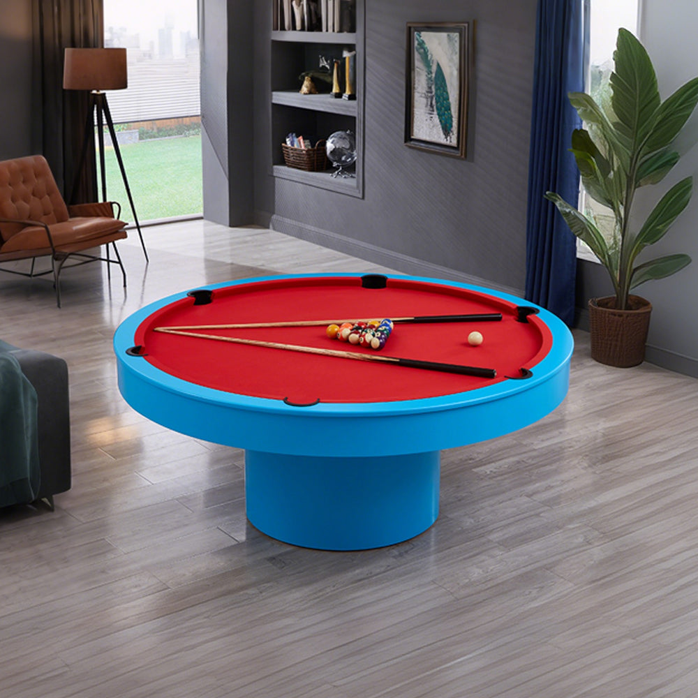 CUETIQ L042 Billiard Diameter Table/ MDF Round Office 140cm 2-IN-1 Desk