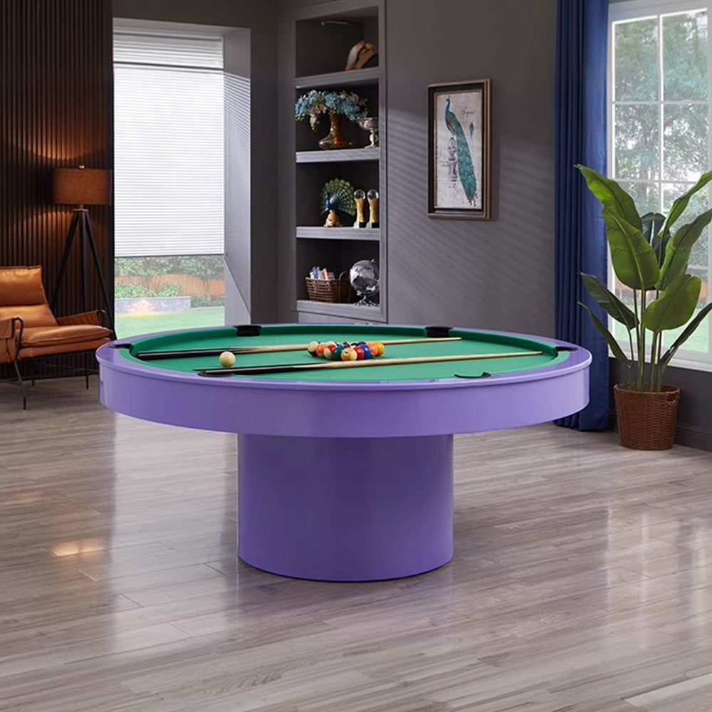 CUETIQ L042 Billiard Office Diameter Table/ 180cm Round 2-IN-1 MDF Desk