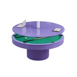 CUETIQ L042 Diameter 180cm 2-IN-1 Billiard Table/ Round Office Marble Desk