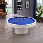 CUETIQ L042 Diameter 180cm 2-IN-1 Billiard Table/ Round Office Marble Desk