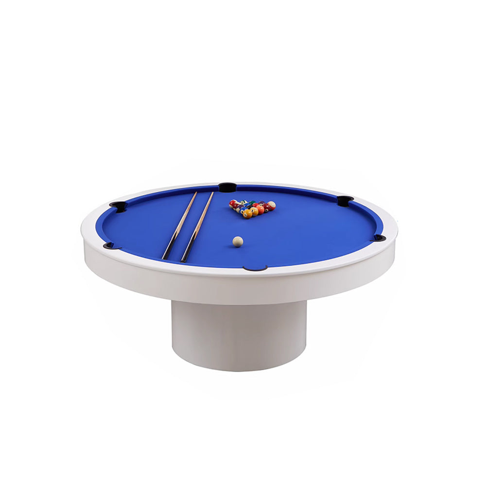 CUETIQ L042 Billiard Diameter Table/ MDF Round Office 140cm 2-IN-1 Desk