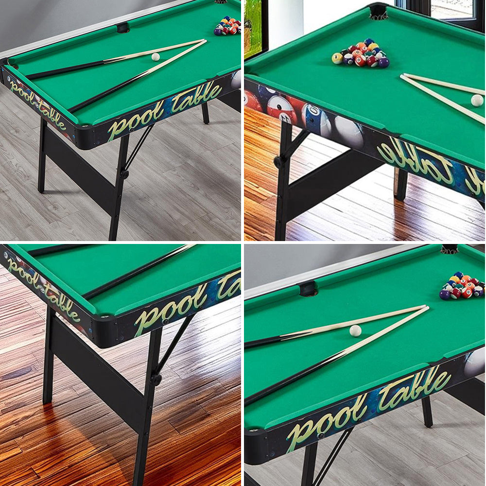 CUETIQ GTF007 Billiard 4FT Ping-pong Foldable Desk Table/ Table/ Office 3-IN-1 Design