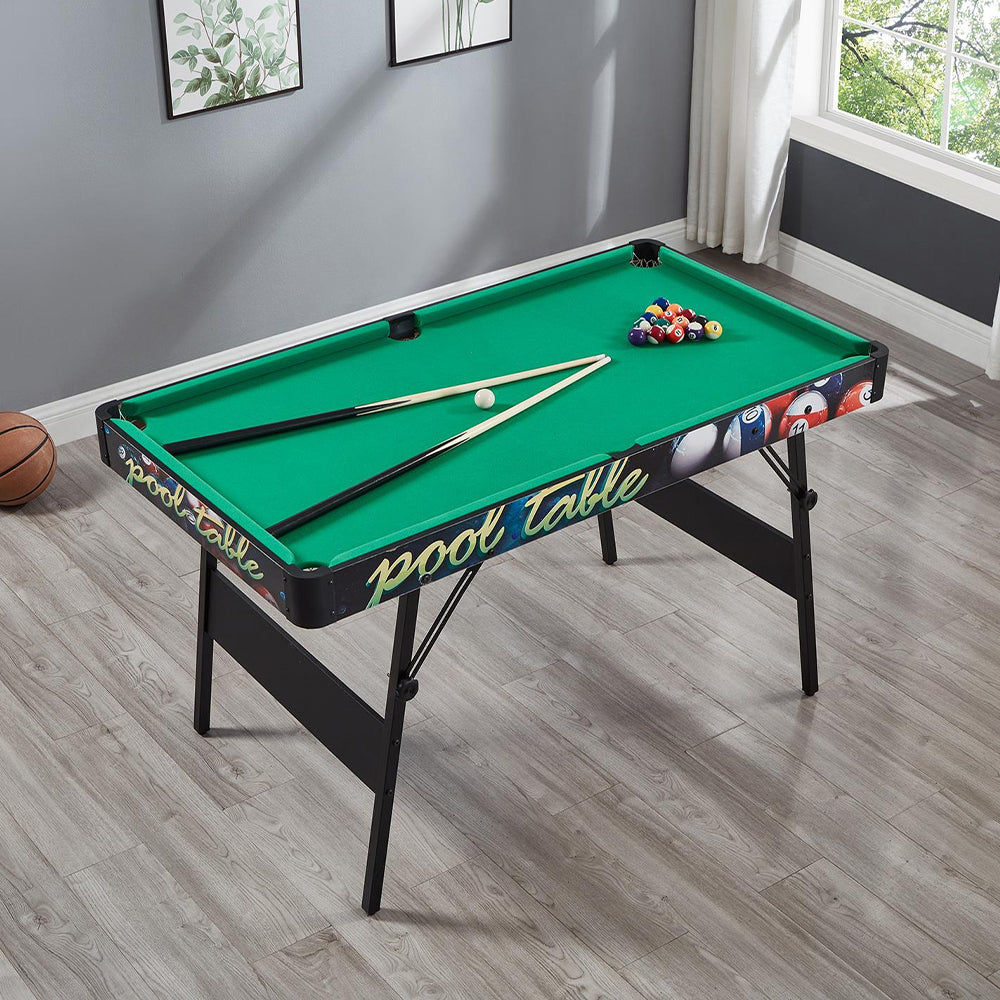 CUETIQ GTF007 Billiard 4FT Ping-pong Foldable Desk Table/ Table/ Office 3-IN-1 Design