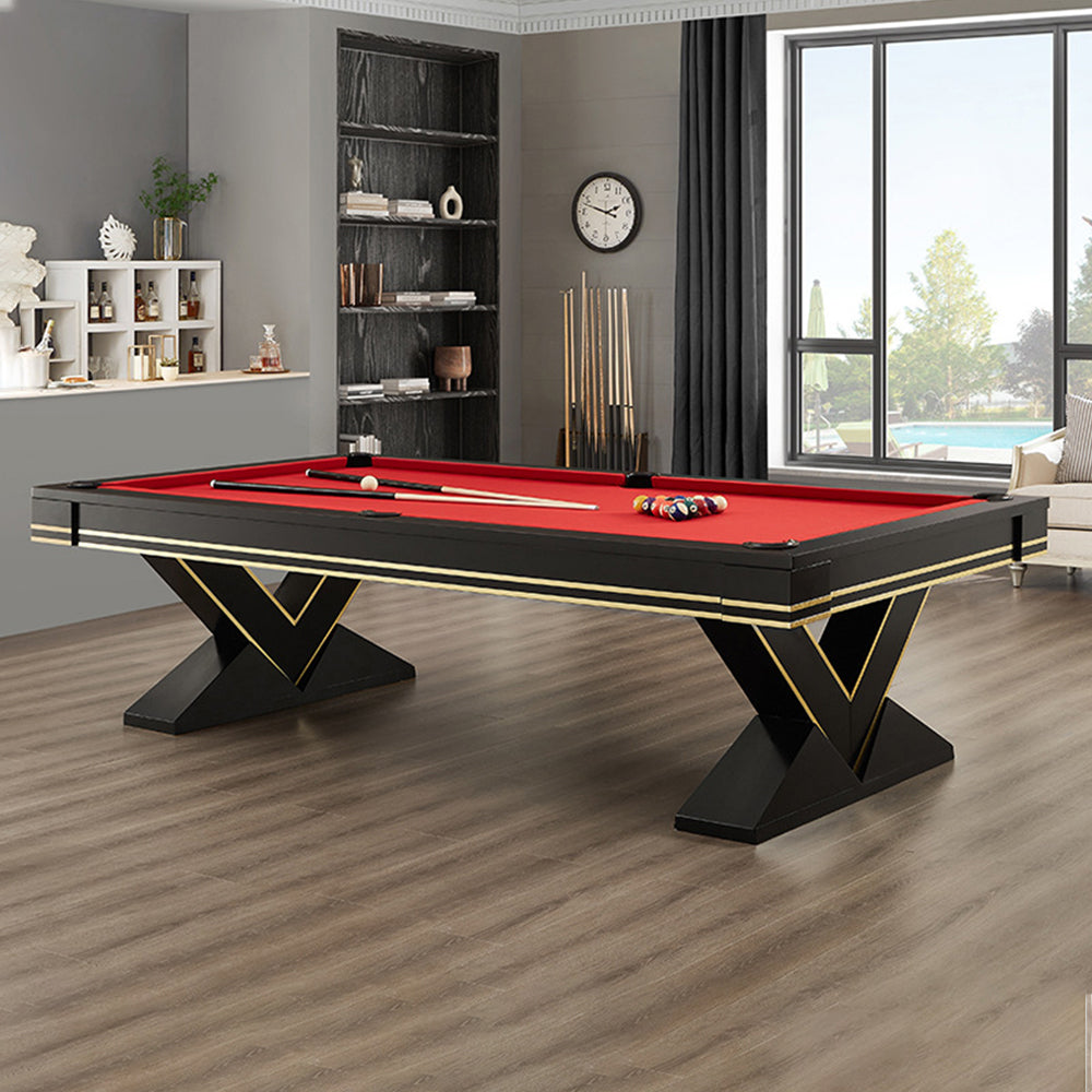 CUETIQ L001 Table/ Billiard Table/ Slate Wood Office Desk Ping-pong 3-IN-1 Solid 7/8/9FT Frame