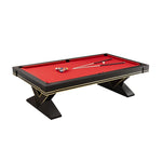 CUETIQ L001 Table/ Billiard Table/ Slate Wood Office Desk Ping-pong 3-IN-1 Solid 7/8/9FT Frame