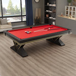 CUETIQ L001 Table/ Billiard Table/ Slate Wood Office Desk Ping-pong 3-IN-1 Solid 7/8/9FT Frame