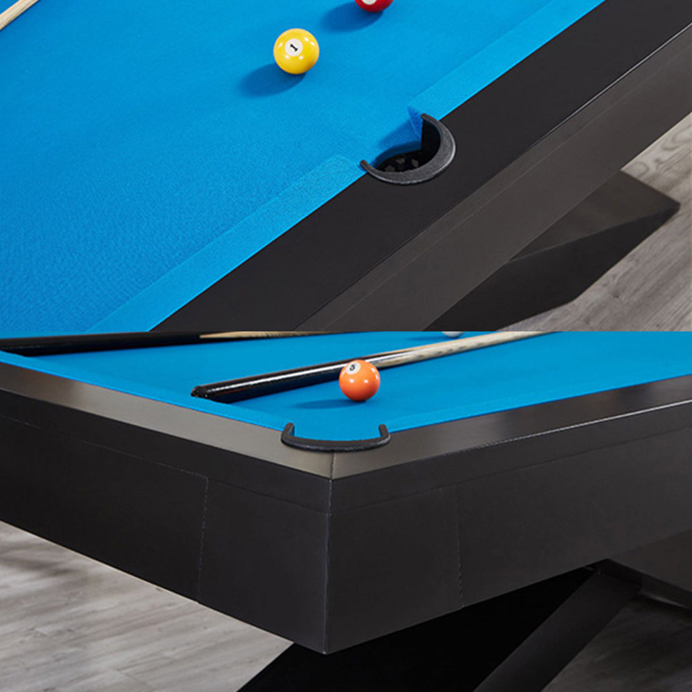 CUETIQ L011 Wood Table/ Slate Pool Desk Office Table/ 3-IN-1 7/8/9FT Solid Ping-pong Frame