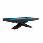 CUETIQ L011 Wood Table/ Slate Pool Desk Office Table/ 3-IN-1 7/8/9FT Solid Ping-pong Frame