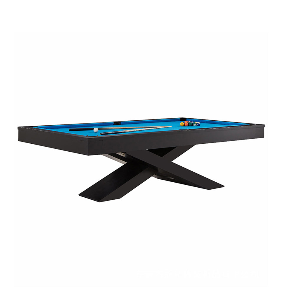 CUETIQ L011 Wood Table/ Slate Pool Desk Office Table/ 3-IN-1 7/8/9FT Solid Ping-pong Frame