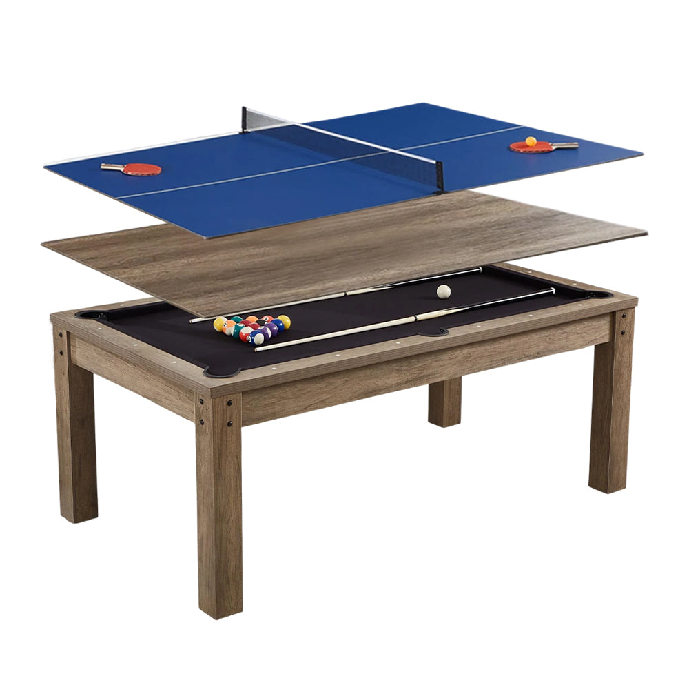 CUETIQ GTM002 / Table/ Table 3IN1 Billiard MDF Ping-pong Office 7FT Desk