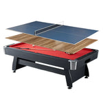 CUETIQ GTMDF003 / Office 3IN1 Table/ Ping-pong Table MDF Billiard 8FT Desk