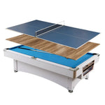 CUETIQ GTMDF004 Table/ Table MDF Ping-Pong Office / 3IN1 Billiard 7FT Desk