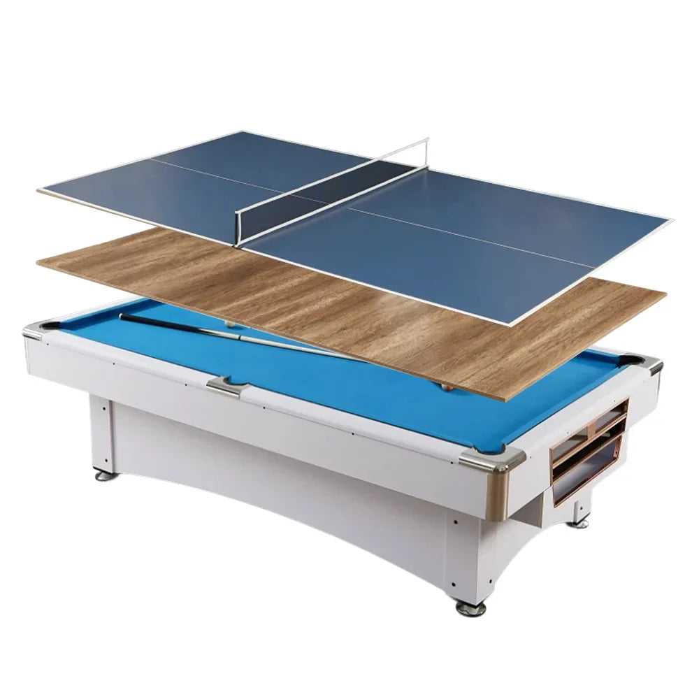 CUETIQ GTMDF004 MDF Table 8FT Office Table/ 3IN1 / Ping-Pong Billiard Desk