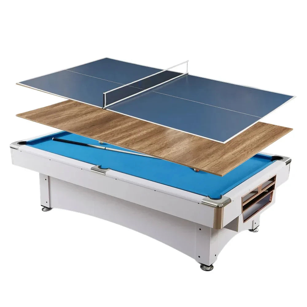 CUETIQ GTMDF004 MDF Table 8FT Office Table/ 3IN1 / Ping-Pong Billiard Desk