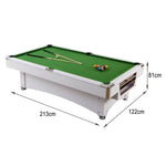 CUETIQ GTMDF004 Table/ Table MDF Ping-Pong Office / 3IN1 Billiard 7FT Desk